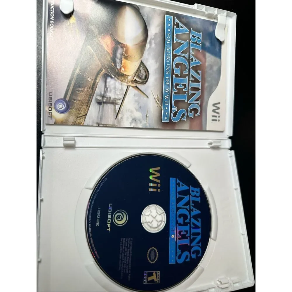 Nintendo Wii Blazing Angels video game complete with manual